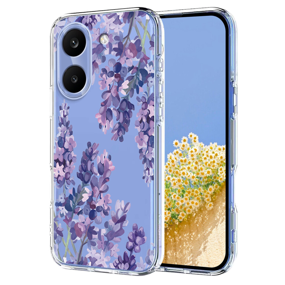 (Wisteria) Phone Cover For Xiaomi Poco X8 Pro 5G Case Butterfly Floral Pattern Printing Tpu Phone Back Cover Wisteria 6914297870892