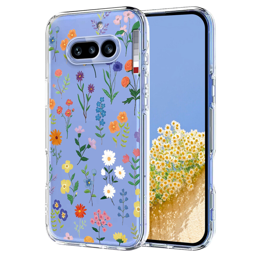(Daisies) Phone Cover For Nothing Phone (4A) Case Butterfly Floral Pattern Printing Tpu Phone Back Cover 6914294257719