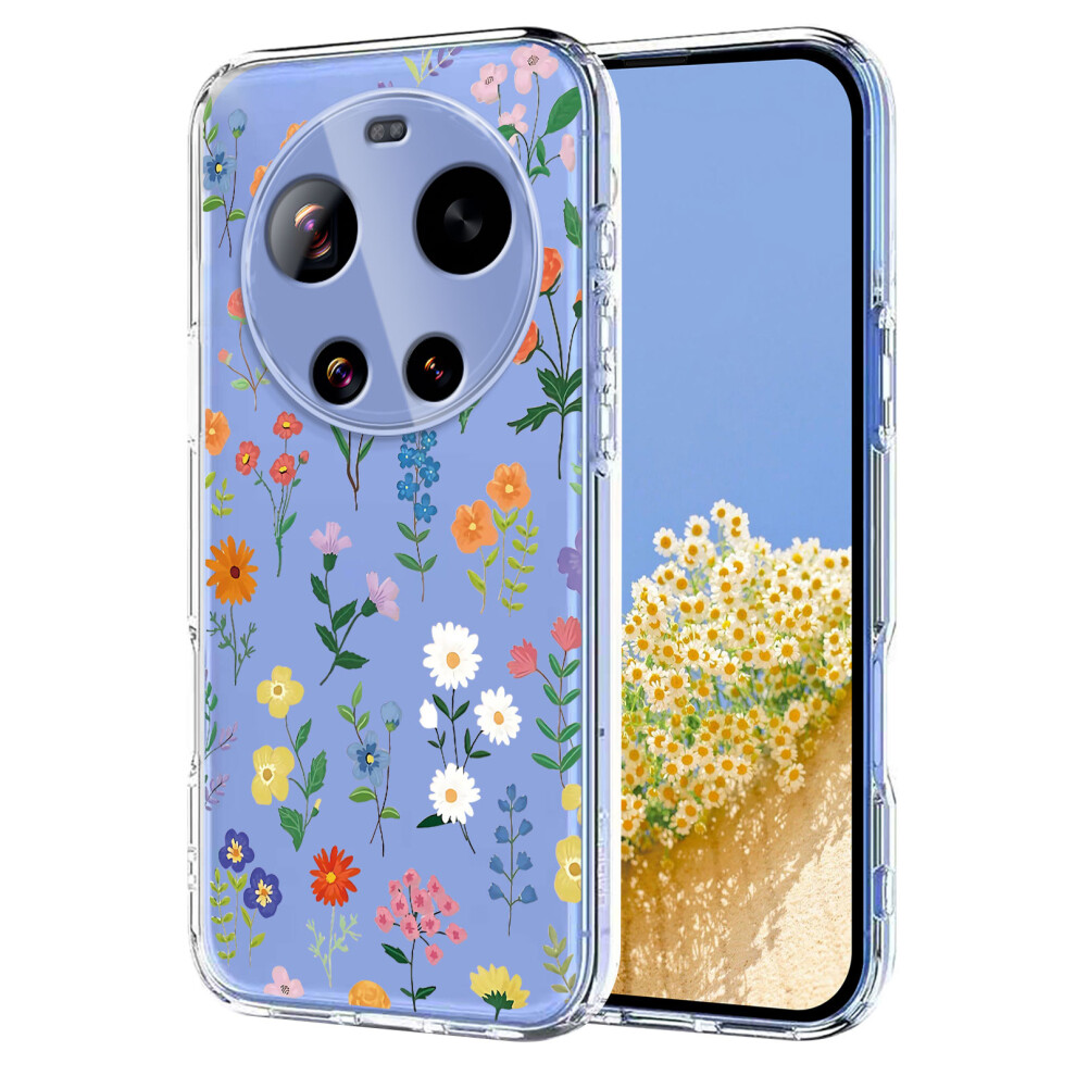 (Daisies) Phone Cover For Xiaomi 17 Ultra 5G Case Butterfly Floral Pattern Printing Tpu Phone Back Cover 6914297289359
