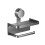 Suction Cup Toilet Paper Holder with Shelf 1