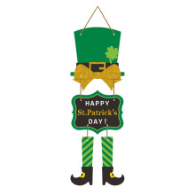 Irländsk dekoration för dörrskylt med välkomstmotiv för St. Patrick's Day