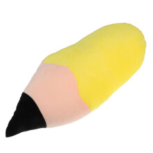 Coussin long et doux en peluche en forme de crayon pour enfants