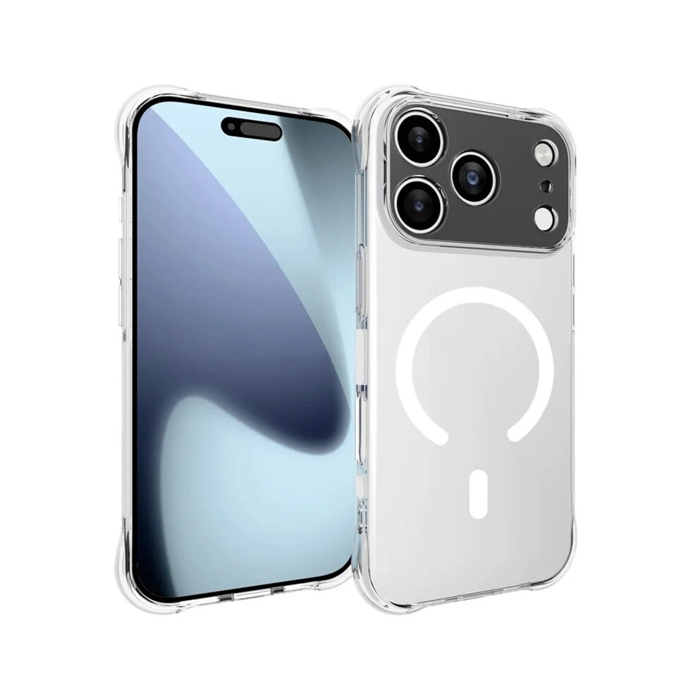 (Transparent) Phone Cover For Iphone 17 Pro Max Tm1 Series 2.0Mm Magnetic Case Clear Tpu Phone Back Cover 6914298744963