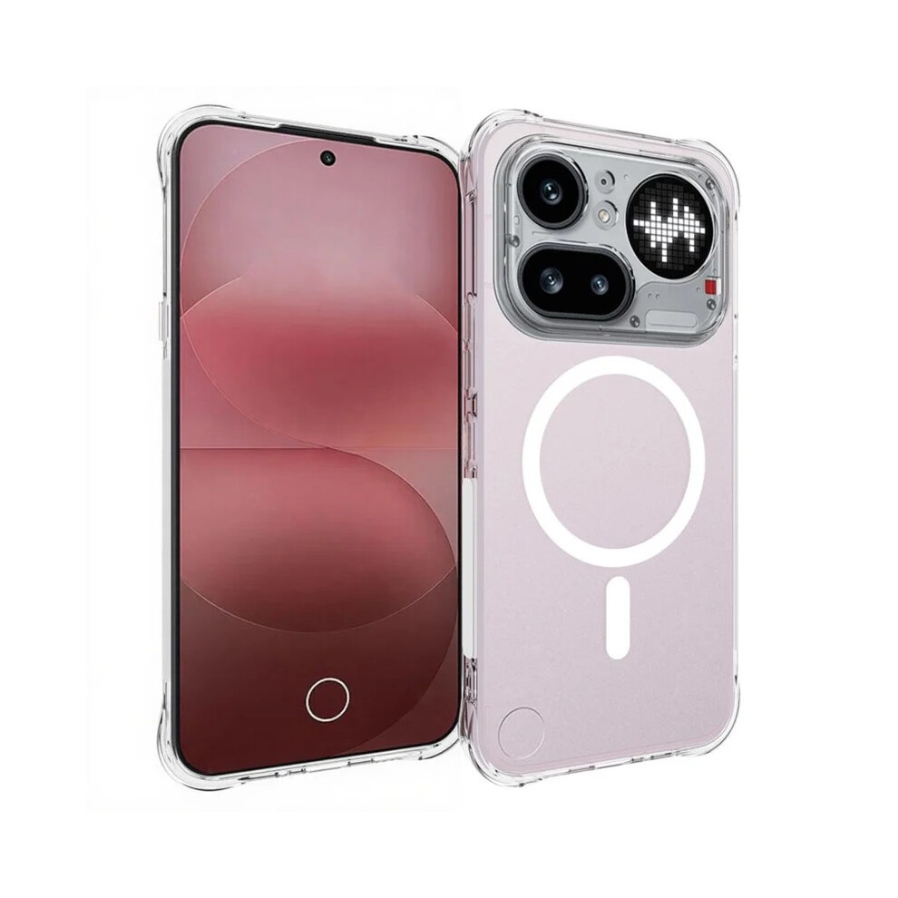 (Transparent) Phone Cover For Nothing Phone (4A) Pro Tm1 Series 2.0Mm Magnetic Case Clear Tpu Phone Back Cover 6914296411867