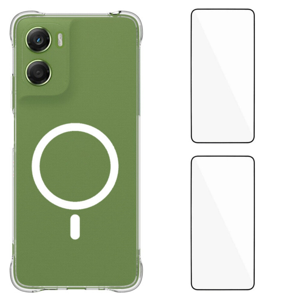 (Transparent) Phone Cover For Motorola Moto G06 Power 4G / Motorola Moto G06 4G Wl1 Series 2.0Mm Magnetic Case C 6914297648798