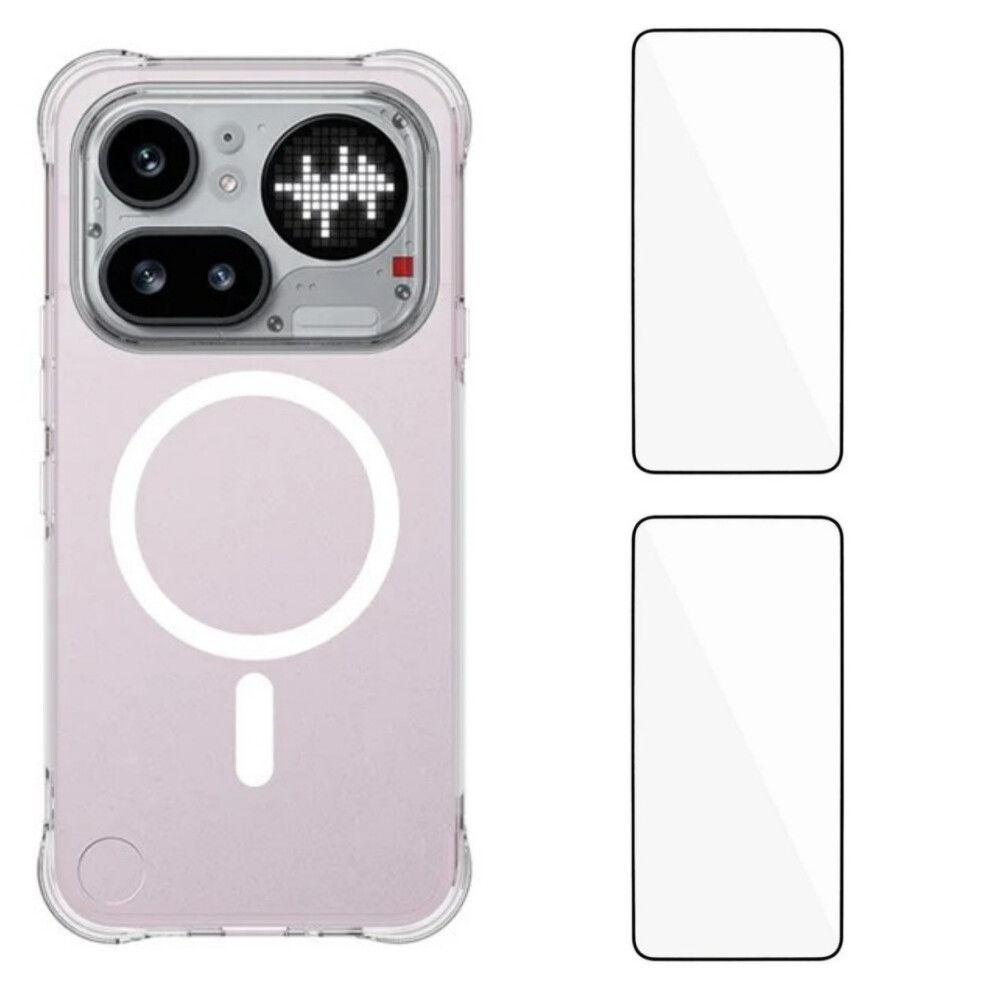 (Transparent) Phone Cover For Nothing Phone (4A) Pro Wl1 Series 2.0Mm Magnetic Case Clear Tpu Phone Back Cover W 6914291383787