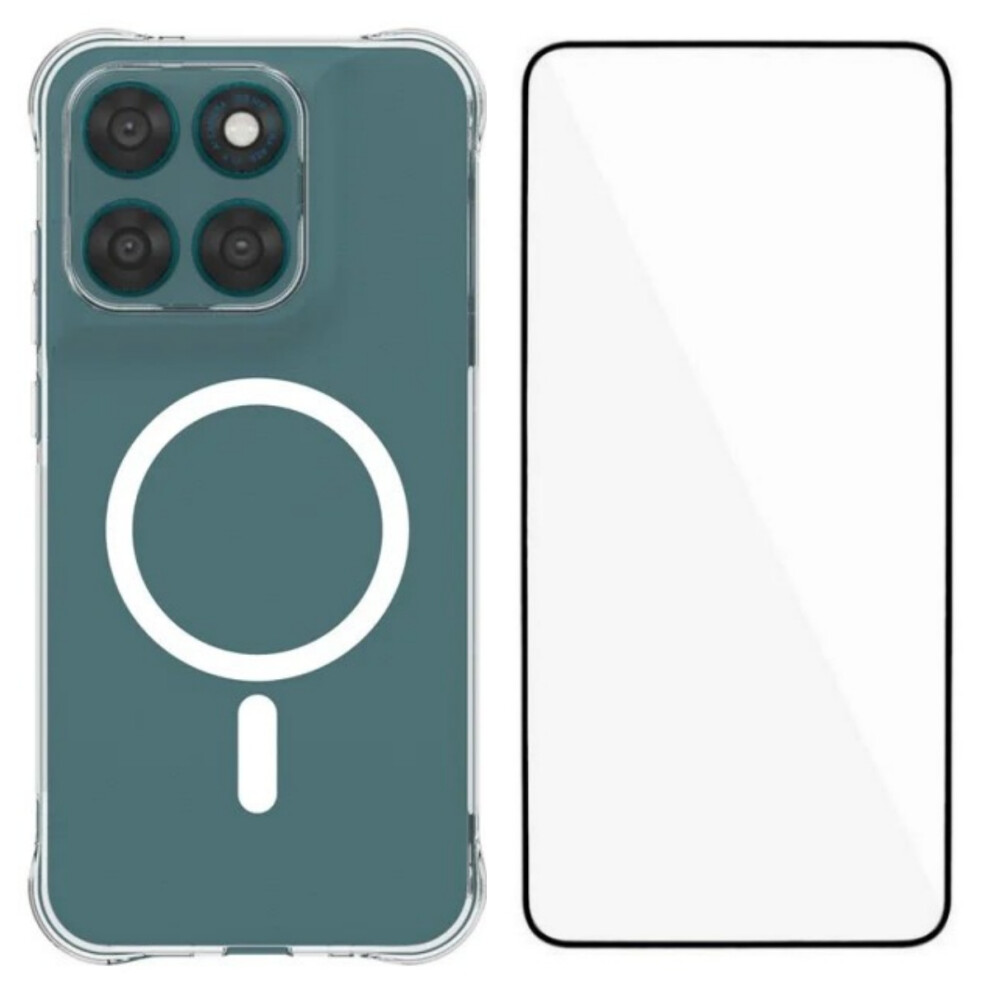 (Transparent) Phone Cover For Motorola Moto G67 5G / Motorola Moto G77 5G Wl2 Series 2.0Mm Magnetic Case Clear T 6914292197239