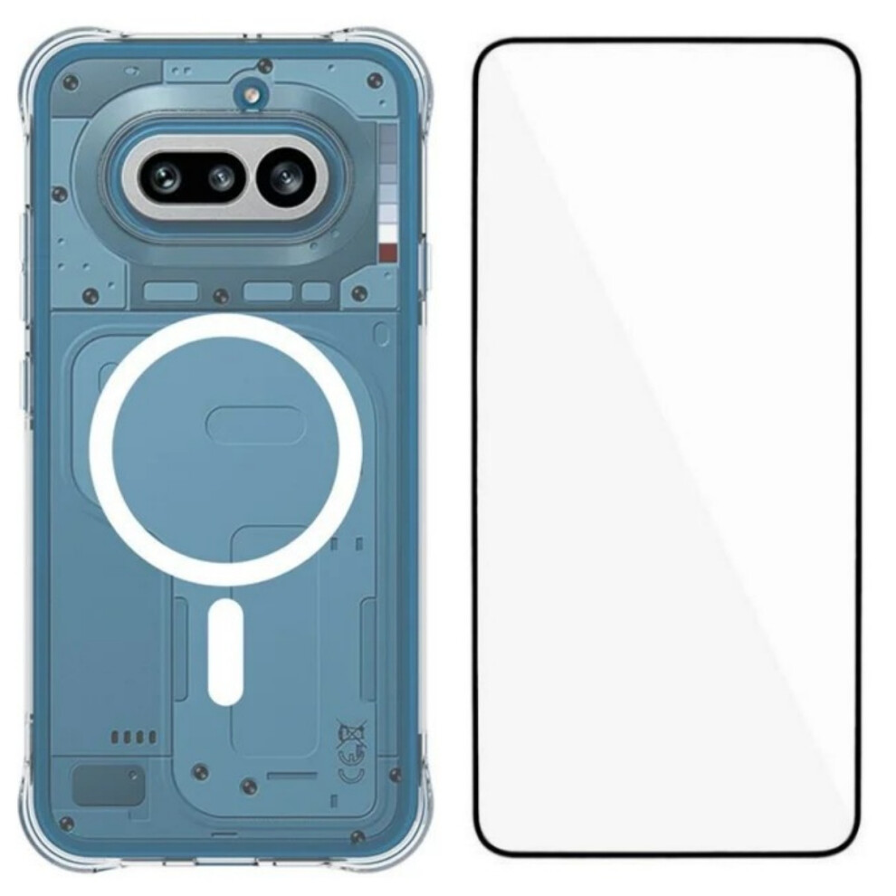 (Transparent) Phone Cover For Nothing Phone (4A) Wl2 Series 2.0Mm Magnetic Case Clear Tpu Phone Back Cover With 6914296672718