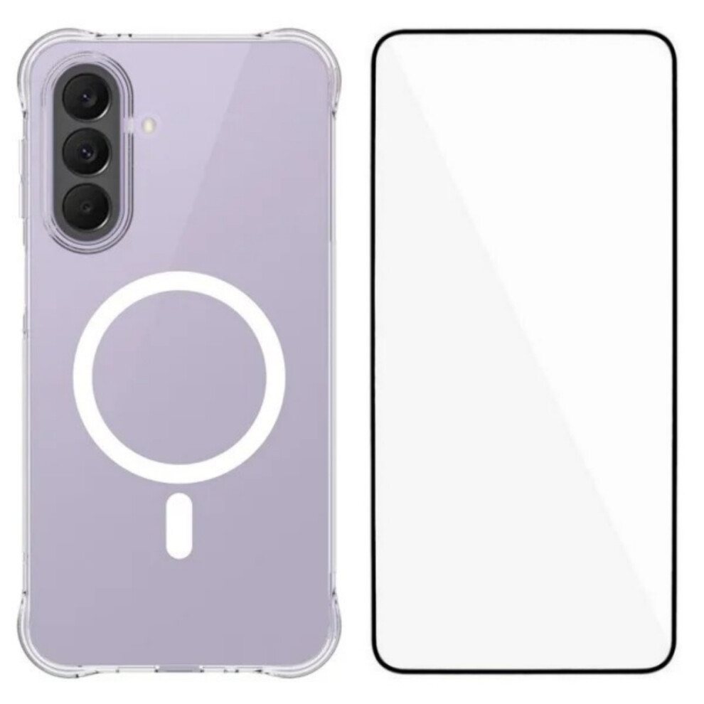 (Transparent) Phone Cover For Samsung Galaxy A57 5G Wl2 Series 2.0Mm Magnetic Case Clear Tpu Phone Back Cover Wi 6914299180968