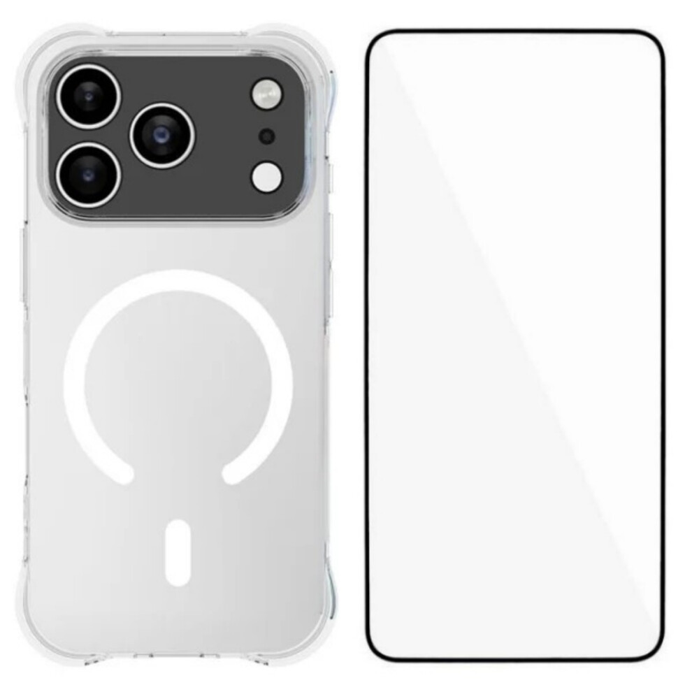 (Transparent) Phone Cover For Iphone 17 Pro Max Wl2 Series 2.0Mm Magnetic Case Clear Tpu Phone Back Cover With S 6914291866839