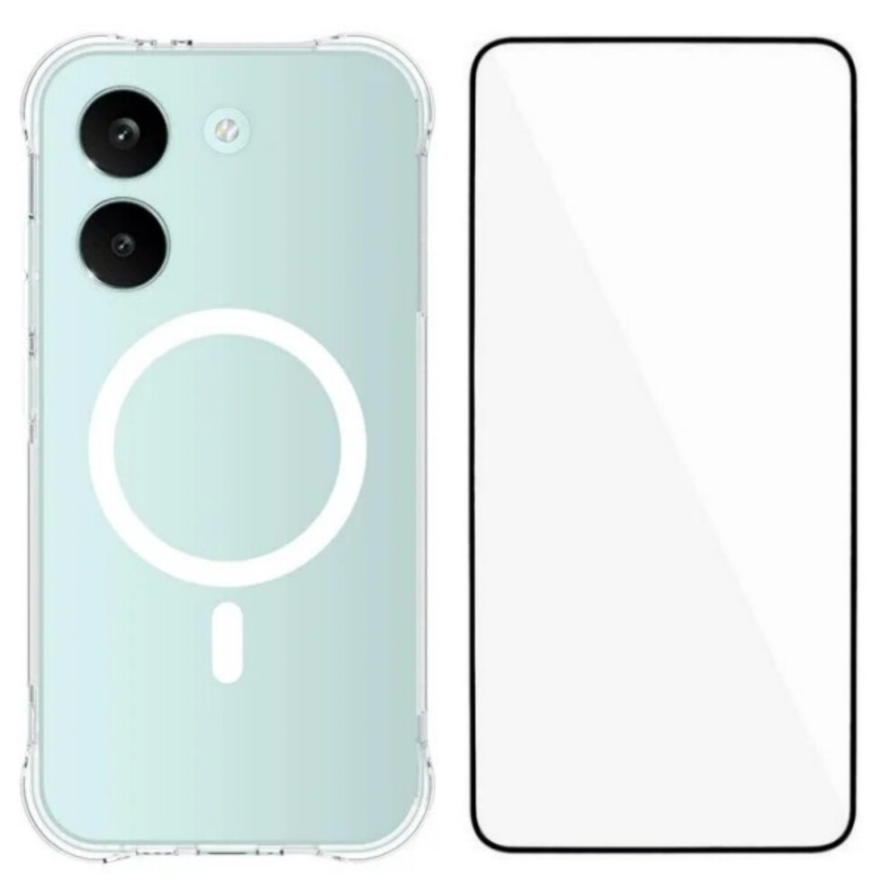 (Transparent) Phone Cover For Xiaomi Poco X8 Pro 5G / Xiaomi Redmi Turbo 5 5G Wl2 Series 2.0Mm Magnetic Case Cle 6914299322740