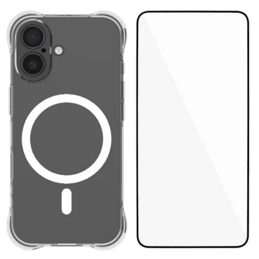 (Transparent) Phone Cover For Iphone 17 Wl2 Series 2.0Mm Magnetic Case Clear Tpu Phone Back Cover With Screen Fi 6914296626414