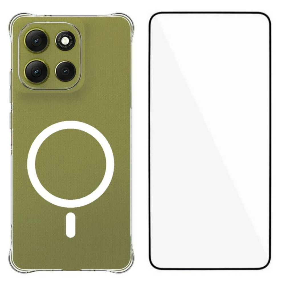 (Transparent) Phone Cover For Motorola Moto G86 5G / Motorola Moto G86 Power 5G Wl2 Series 2.0Mm Magnetic Case C 6914296654059