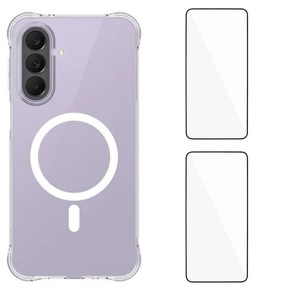 (Transparent) Phone Cover For Samsung Galaxy A57 5G Wl1 Series 2.0Mm Magnetic Case Clear Tpu Phone Back Cover Wi 6914294505063