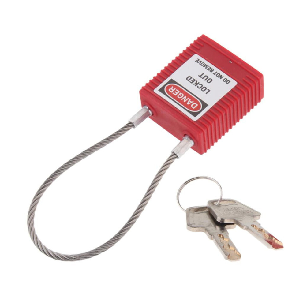 Safety Padlock With Nylon Body And Stainless Steel Shackle 928792890299