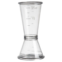 PC-hars cocktailmaatbeker voor enkele/dubbele shots