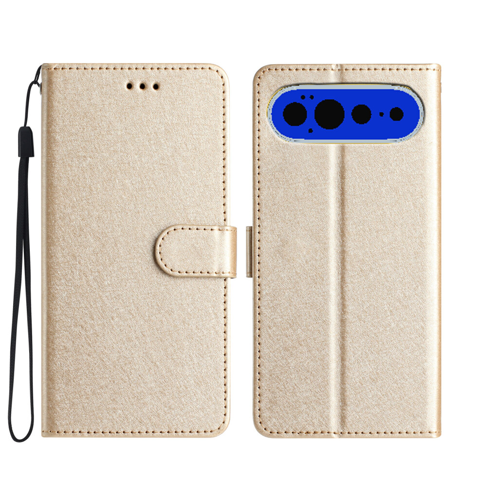 (Gold) Phone Cover For Google Pixel 11 Pro Wallet Case Leather Folio Phone Cover Magnetic Clasp Gold 6914297411187