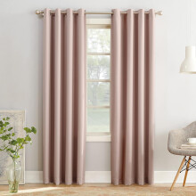 Barrow Grommet Curtains Blush Pink 54"W x 108"L Pair