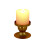 Iron Round Holder Stand – Gold or Black, 6.5 cm 1