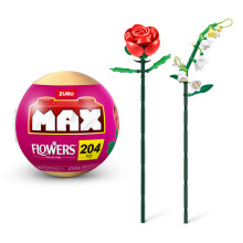 MAX Premium Blumen Bausteine Sammlung (bis zu 243 Teile, 2 Blumen pro Kapsel, 10 zum Sammeln)