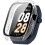 Custodia protettiva per smartwatch in PC + vetro temperato 4