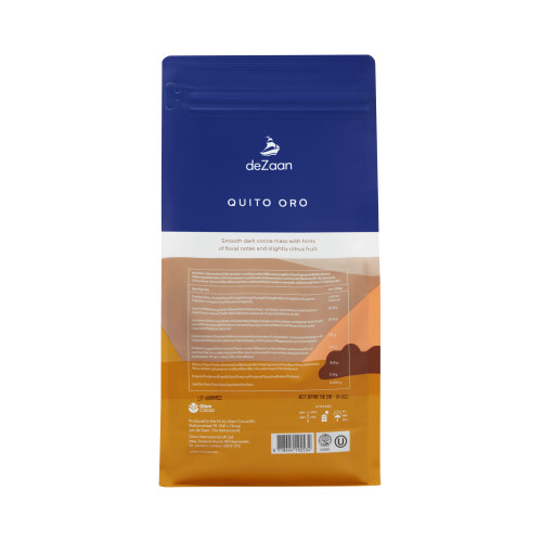 deZaan Quito Oro Cocoa mass drops 1kg 1