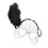 Elegant Spiders Web Mask With Sparkling Rhinestones For-Silver 1