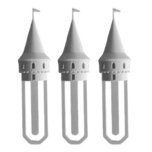 Delicate Miniature Castles Tower Bookmarks Light Weight-White