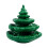 Festive Green Devil Eggs Christmas Tree Serving Tray Made of-m 1