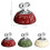 Pack of 3 Portable Wind Up Mechanical Timer Magnetic Mount 4