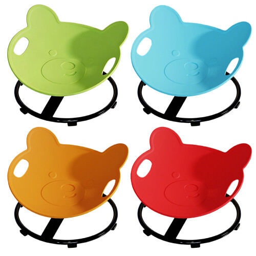 Bear Shape Sensory Swivel Chair Spinner Seat Sit-Light  Blue 2