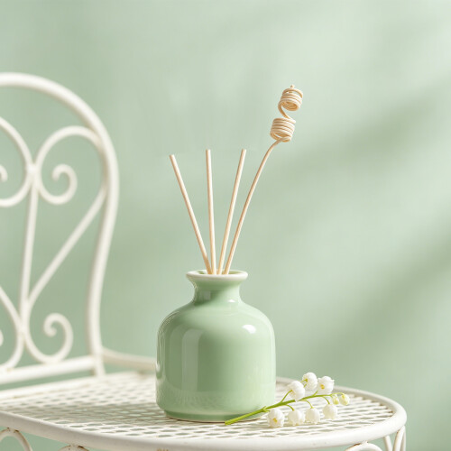 20Stk Rattan Duftstäbchen Holz Diffusor Aromatherapie Wohnzimmer 2