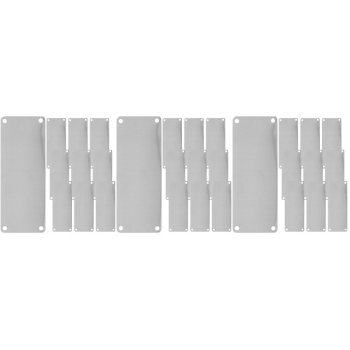 30Stk Blanko Schild Metall Türschild DIY Namensschild 2