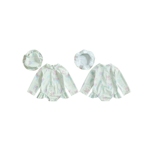 (18-24 Months, Army Green) Μαγιό για νήπια σκουφάκι κολύμβησης 1