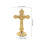 Croix Debout Décorative Zinc Alliage Pour Table Entrée 2