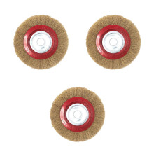 3Pcs Steel Brush for Rotary Tools Ideal for Cleaning and Polishing
