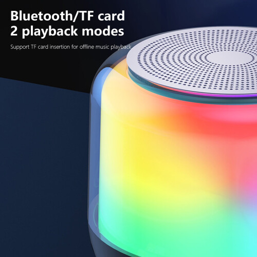Bluetooth-luidspreker met verlichting, IPX6 waterdicht, 10 uur speeltijd. 1
