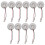 10Pcs Durable Ceramic Discs with Wire Ring for Ultrasonic Mist Makers 1
