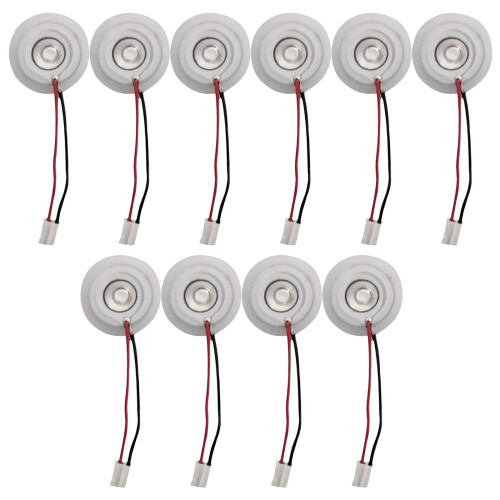 10Pcs Durable Ceramic Discs with Wire Ring for Ultrasonic Mist Makers