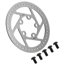 Silver Metal Bike Brake Disc High Strength Lightweight Daily Use
