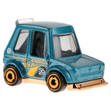 Hot Wheels 1:64 Scale Die-Cast Vehicle Tooned Volkswagen Golf Mk1 With Turquoise- & Copper-Colored Deco To Celebrate Hw 56Th Anniversary