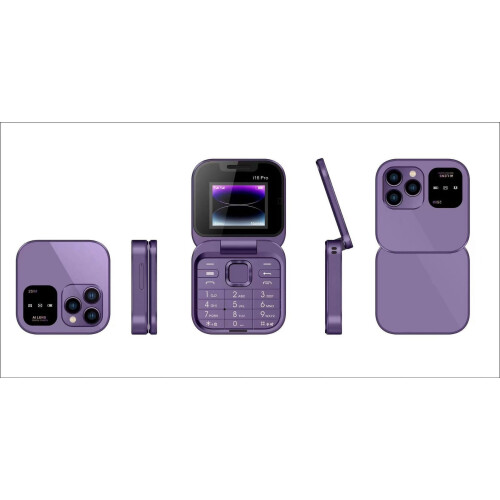 Senior Flip Phone GSM Unlocked Dual SIM 1.3MP Camera 2