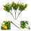6Pièces Rameaux Citron Faux Pour Décoration Maison Élégante 6
