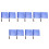 10Pièces Drapeaux Signal Main Bleu Pour Entraînement 6