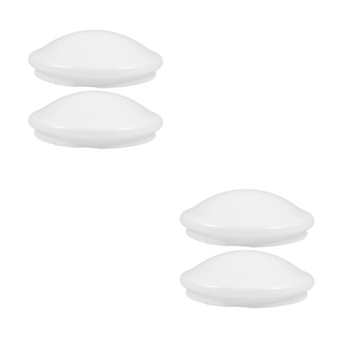 4Pcs Mushroom Style Ceiling Light Shades White Pc Flush Mount Cover 2