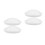 4Pcs Mushroom Style Ceiling Light Shades White Pc Flush Mount Cover 4