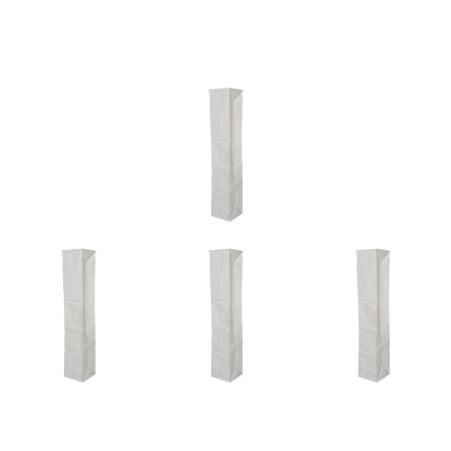 4Pcs Paper Lampshade Replacement for Floor Lamp Soft Light Beige Decor 2