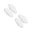 4Pcs Mushroom Style Ceiling Light Shades White Pc Flush Mount Cover 6