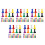 400Pcs Vibrant Plastic Game Counters for Kids Board Game Pawns 5