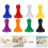 400Pcs Vibrant Plastic Game Counters for Kids Board Game Pawns 8